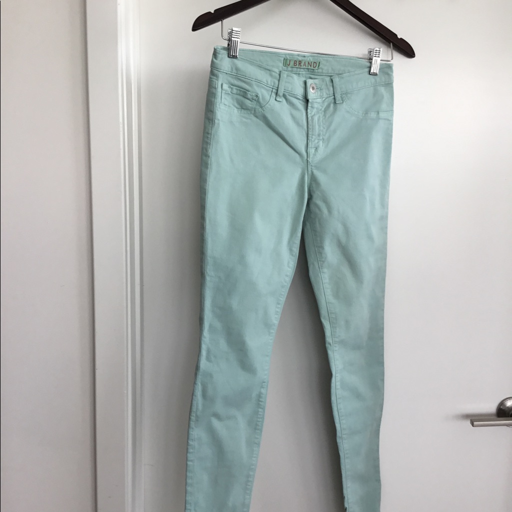 J Brand Green Pants Skinny Leg Size 28  70